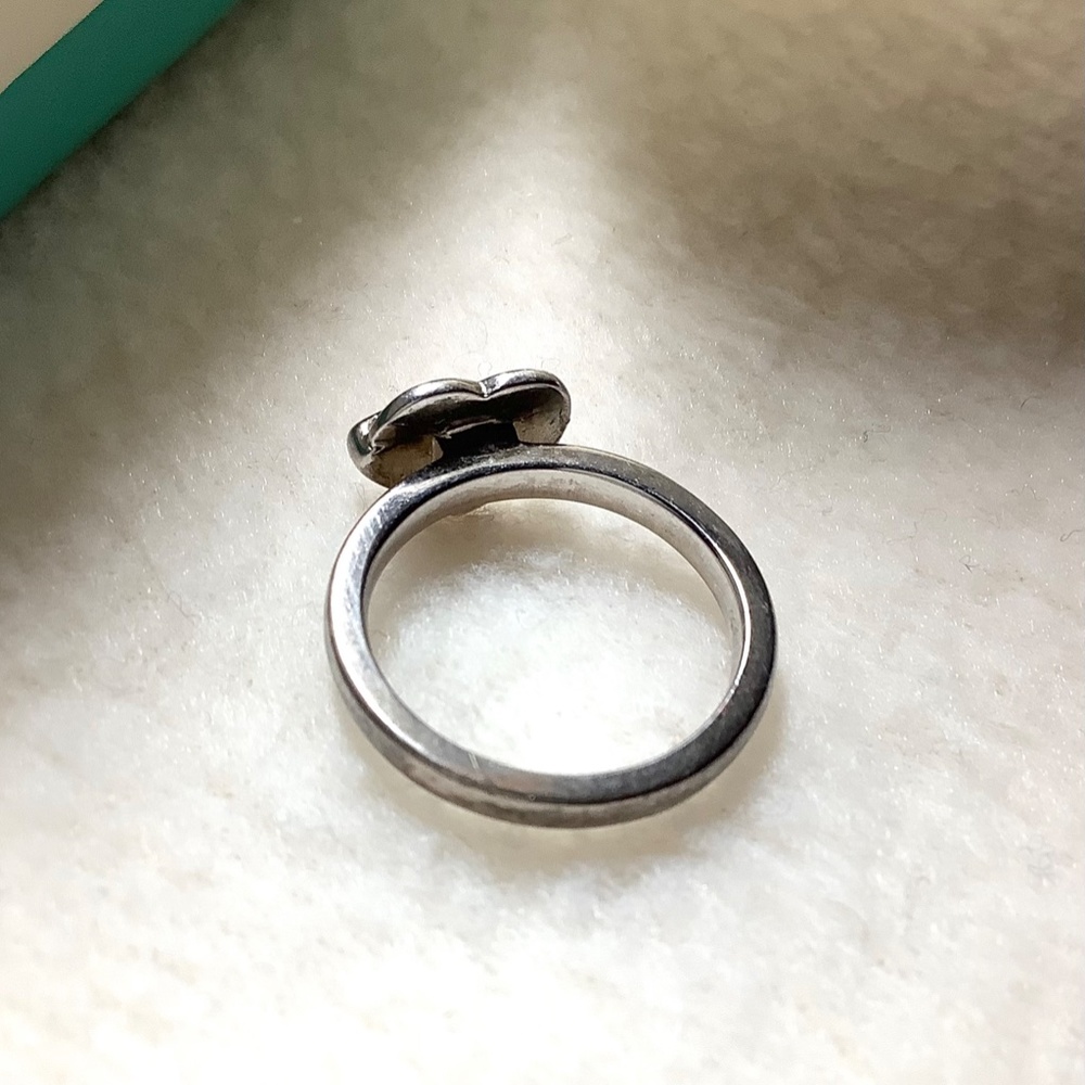 New Sterling Silver Ring Simply Stackable Raised … - image 7